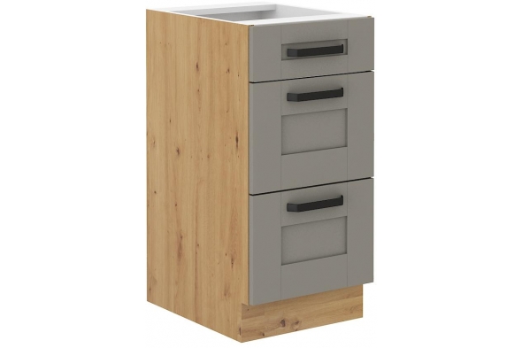 Szafka dolna 3 szuflady 40 D 3S PREMIUM BOX